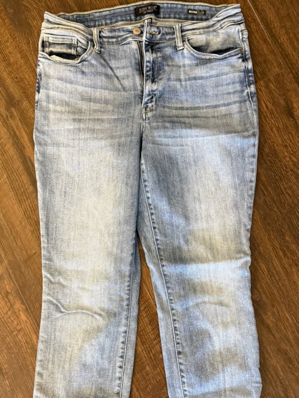 Judy Blue The Bleach Boys Midrise Boyfriend Jeans JB82335LT-CO